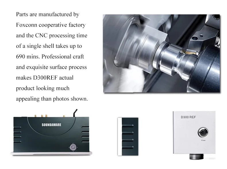 Soundaware D300REF эталонный уровень следующего поколения PCM& DSD цифровой сетевой транспорт USB интерфейс фемто-часы Hifi музыкальный плеер