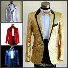 trajes пункт novio блестки мужские шоу костюмы свадьбы жених дружки вечернее ну вечеринку хозяин платье край 5 цветов