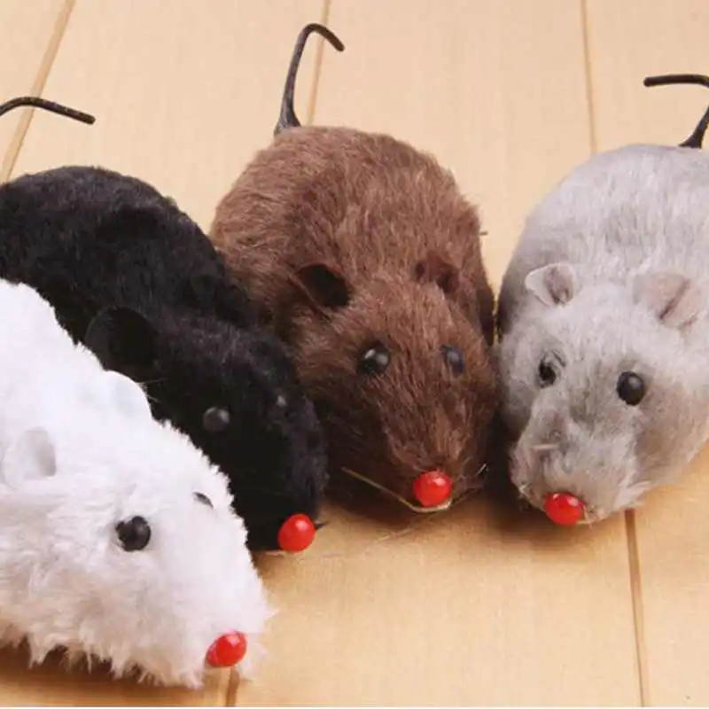 1 Pcs Cute Simulated Mice Model Clockwork font b Toys b font for Children Adults New