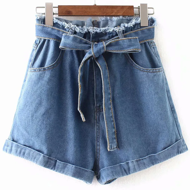 

High Waist Denim Shorts for Women Vintage Sexy Brand Shorts Jeans Women Denim Shorts Feminino Slim Hip Plus Size