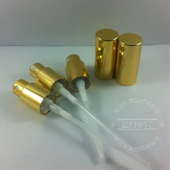 

gold aluminum sprayer/mist cap ,can match with perfume glass bottle,neck size:18mm ,type:18/410