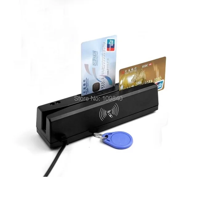 4 in 1 stripe card reader+IC/NFC/PSAM contact rfid card reader