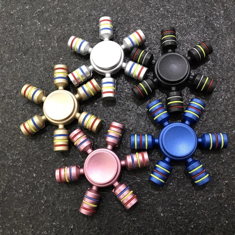 

Rainbow Fidget Spinner Finger Spinner Hand Spinner ABS Spiner Comes Anti Relieve Stress Toys