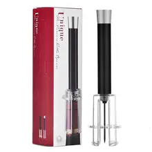 Красное вино пневматическая открывалка для бутылок посылка пневматическая открывалка для бутылок с алюминиевой трубкой комплект из четырех предметов