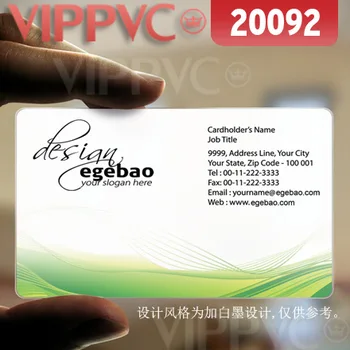 

20092 business cards austin -500pcs matte faces transparent card thin 0.36mm