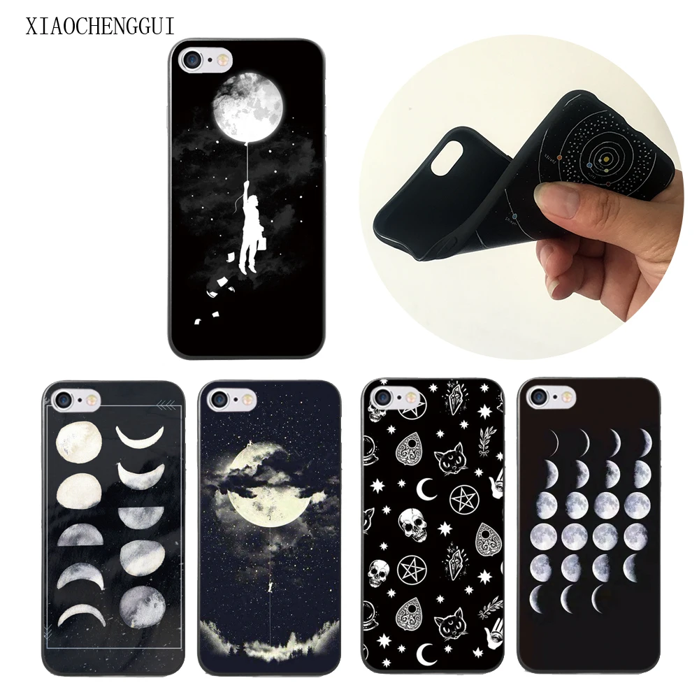 

Climb the moon shell soft silicone protective cover Suitable for Apple iphone 5 5s SE 6 6S 6PLUS 7 7PLUS