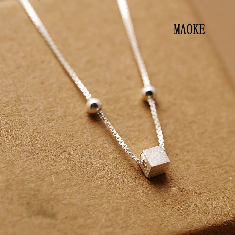 

Promotional S925 Sterling Silver Korean Pearl Beads Short Clavicle Necklace for Women's Fashion Gifts