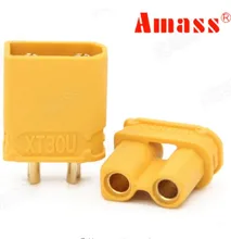 

10pcs Amass XT30U Male Female Bullet Connector Plug the Upgrade XT30 For RC FPV Lipo Battery RC Quadcopter (5Pair)