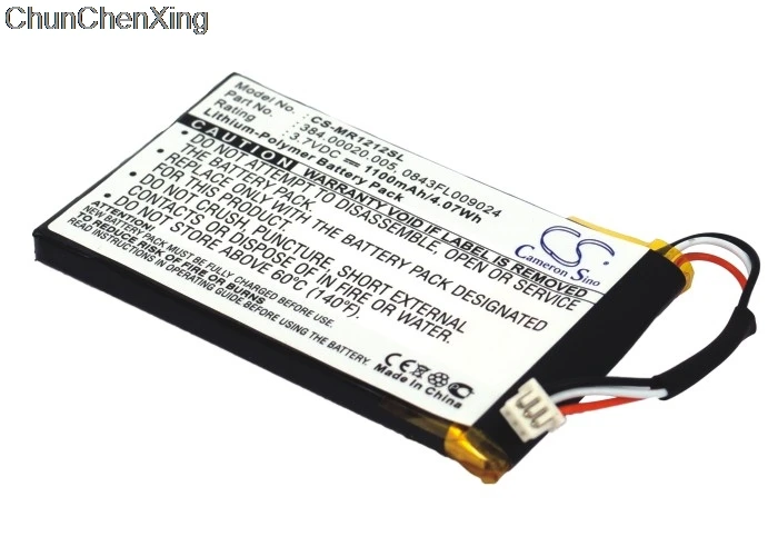 Аккумулятор Cameron Sino 1100mAh 0843FL009024 для Magellan RoadMate 1212,1217, 1220,1230