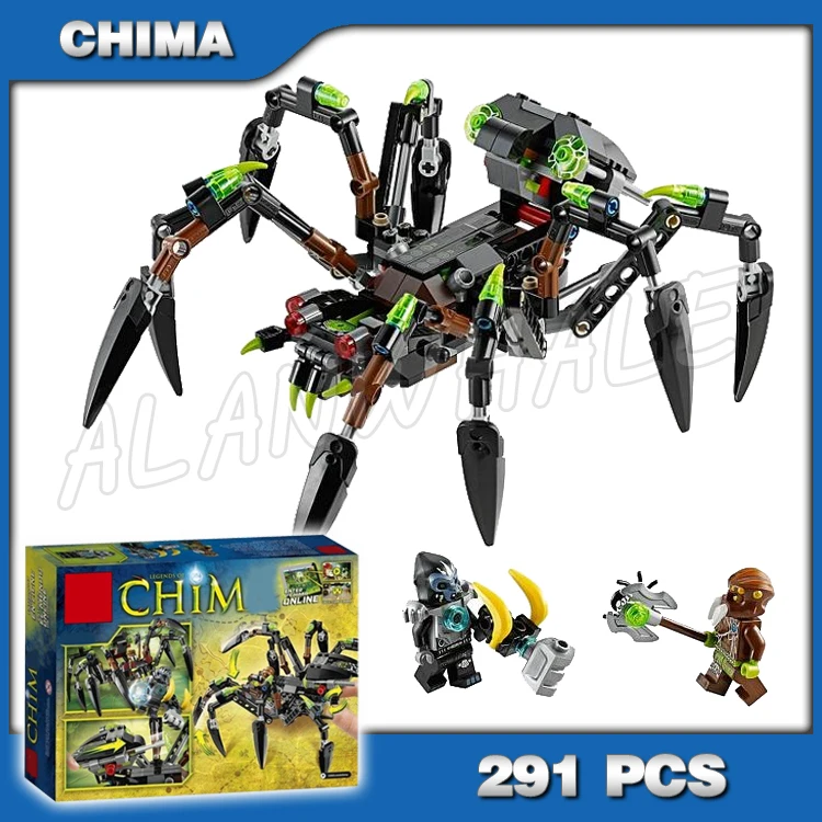 

291pcs Bela 10075 Sparratus Spider Stalker DIY Model Building Blocks Children Educational Toys Compatible with Lego