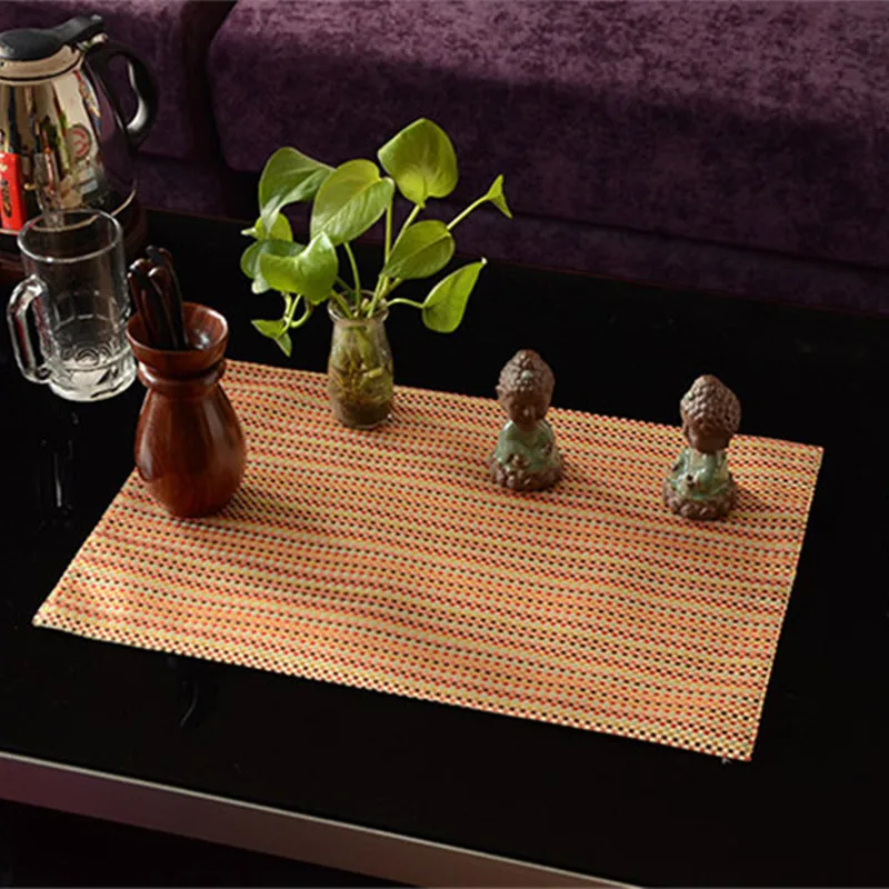 Colourful Geometric Fabric Placemats One Piece Sale Luxury Check Place