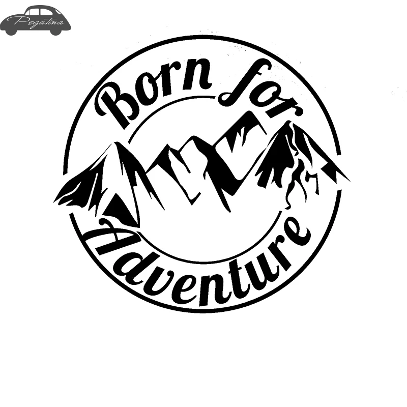 Born For Adventure виниловая наклейка забавная на автомобиль грузовик механик плакаты