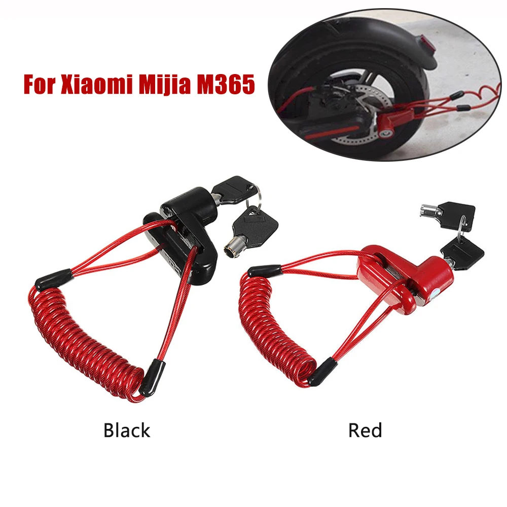 

Disc Brake Lock Anti-theft for Xiaomi Mijia M365 Bicycle Electric Scooter Disc Brake Wheels Lock Kickscooter