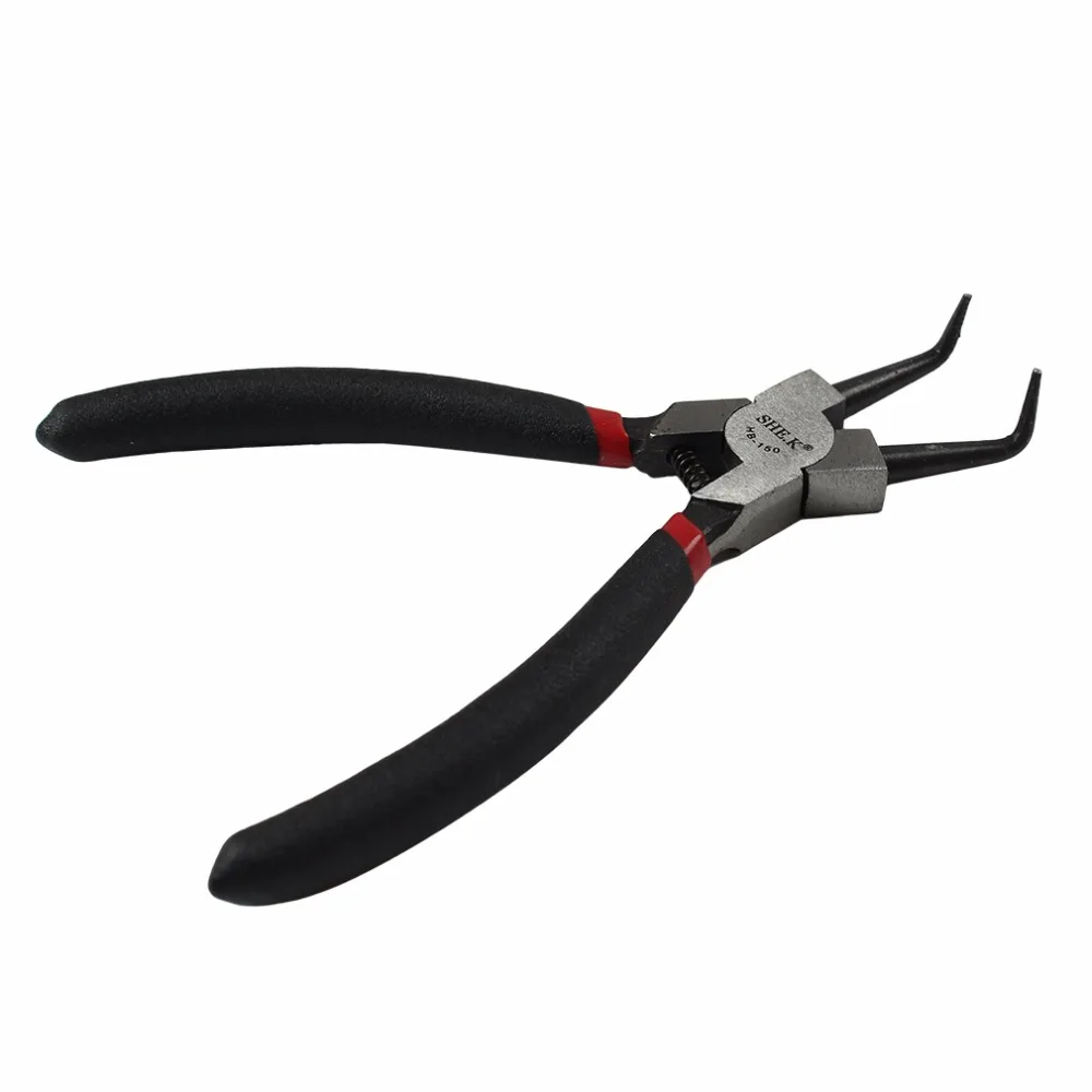 

bike repair Tool Internal 90 Degree Bent Needle Nose Circlip Oil Seal Snap Ring Plier bike repair Tool Promotion