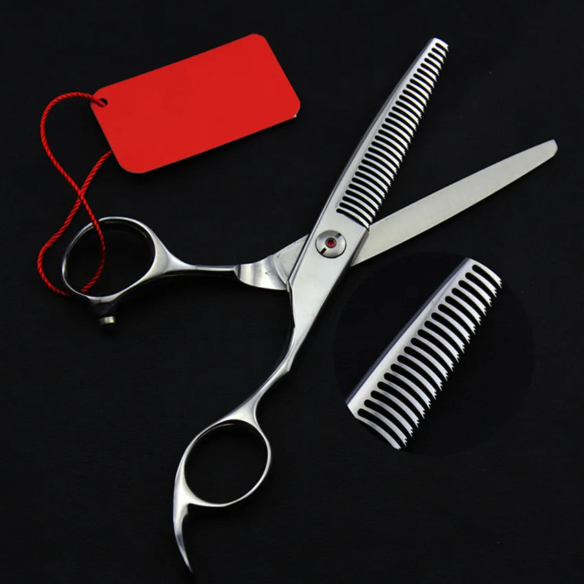 professional high quality Japan 440c 6 inch curved hair scissors