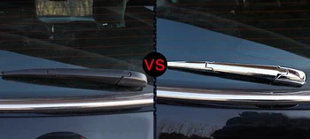

2017 2018 For Jeep Compass Car Styling Rear Tail Window Windscreen Wiper Blade Cover Trim ABS Plastic 3pcs