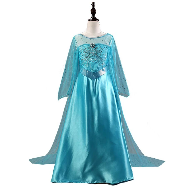 High Quality Girl Dresses Princess Children Clothing Anna Elsa Cosplay Costume Kid S Party Dress Baby