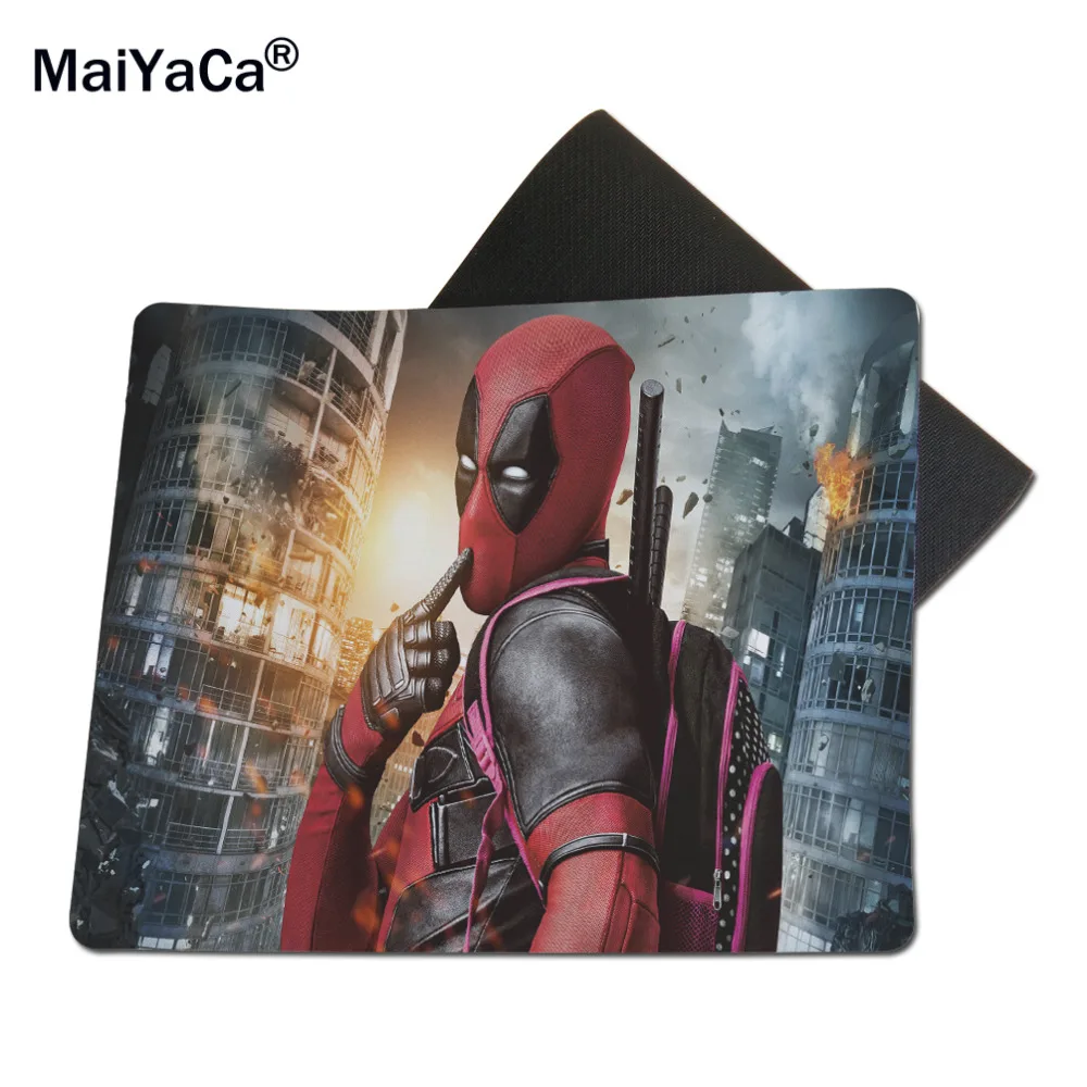 Maiyaca deadpooll прямоугольник кремния прочный Мышь Pad 18*22 см и 25*29 см