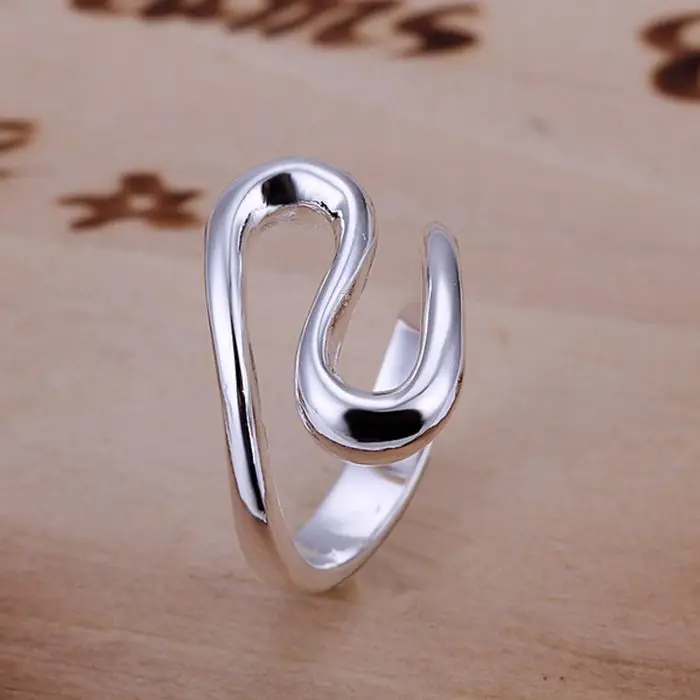 

silver plated ring,high quality ,fashion jewelry, Nickle free,antiallergic S Ring iybd urxu