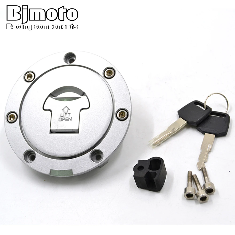 

BJMOTO Fuel Gas Tank Cap Cover with Key for Honda CB600F HORNET CB400 CB750 CB900 CB919 NT650 NT700V CBR250 CBR600 F CBR600RR