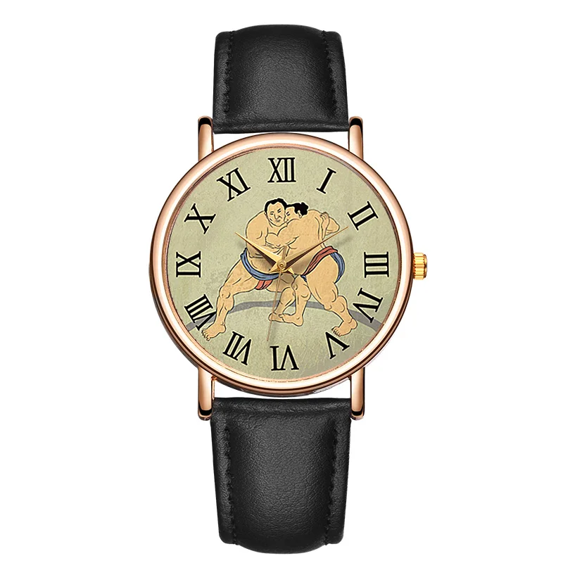 

Roman Numerals Wrist Watch Relojes Hombre Men's Watch Relogios Masculino Man Watch Casual Sport Male Clock Japanese Sumo Dial