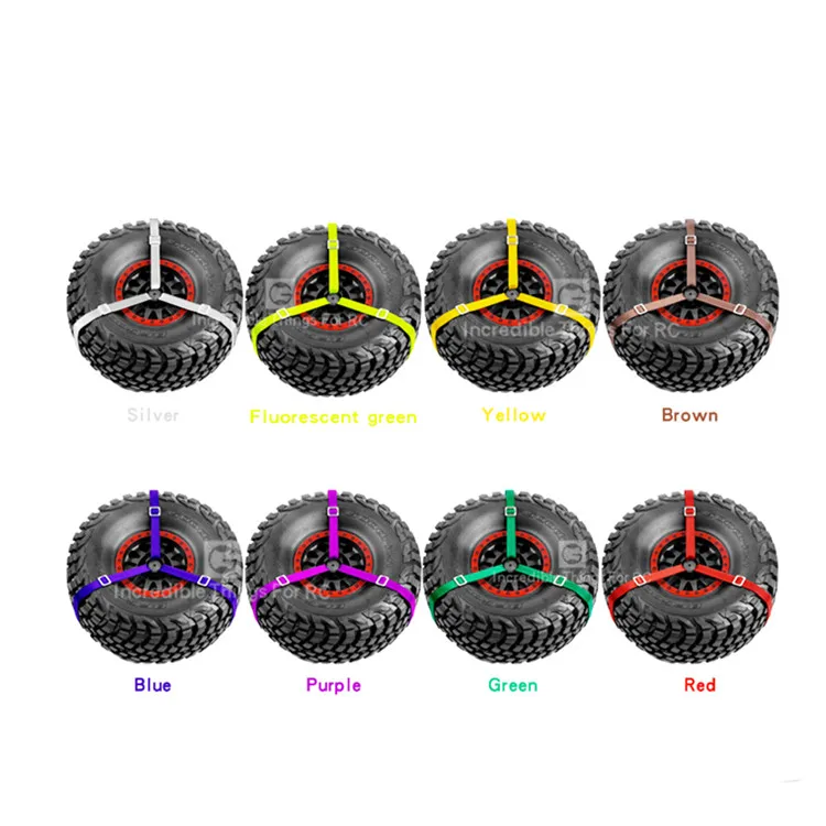 RC Car Part 3 Point Spare Tire Tie Down Strap Tire