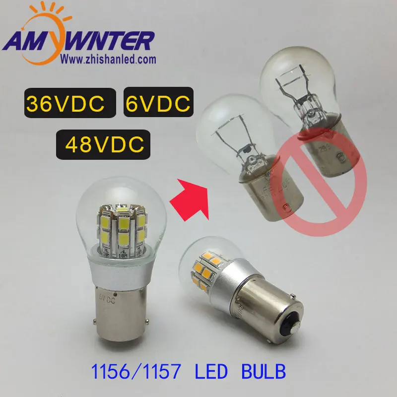 1156 Led P21W двойной светильник 6v P21/5 Вт Bay15d 48v авто Стайлинг сигнальные лампы головной