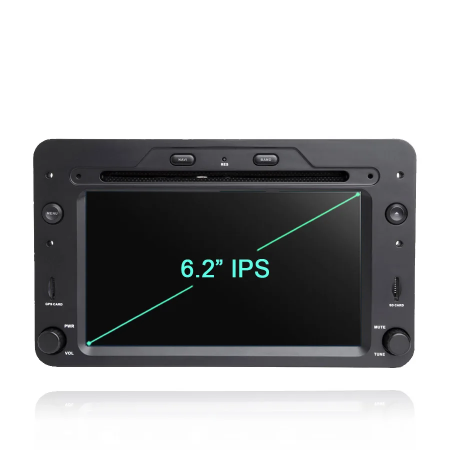 IPS 1 din Android 10 0 автомобильный dvd плеер 8 ядер 64 Гб ROM 4 RAM Авторадио Bluetooth для Alfa Rom eo 159