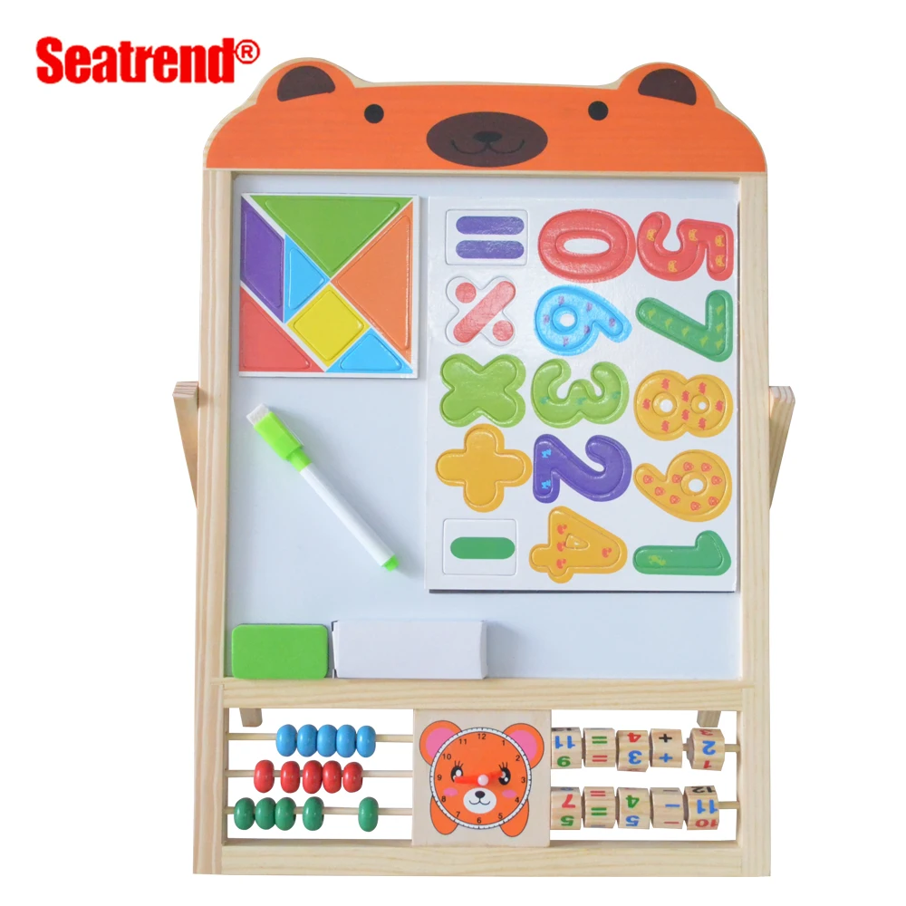 SEATREND Double Sided Drawing Board Kids Educational Toys Set