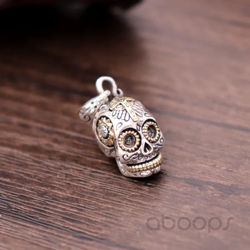 S Skull Pendant-2
