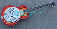 new Big John hollow electric guitar in orange with mahogany body made in China+foam box+free shipping LL26
