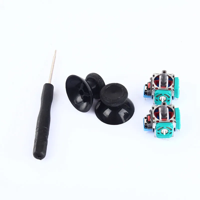 3D Analog Joystick 3 Pin Sensor Module Potentiometer with Thumb Sticks for Sony PS4 Playstation 4 Controller Repair Parts (4)
