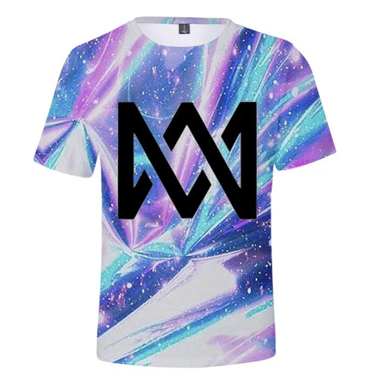 Хип-хоп модная брендовая одежда Маркус и Мартинус 3D футболка повседневные женские футболки с коротким рукавом Маркус Мартинус Графические футболки - Цвет: 006