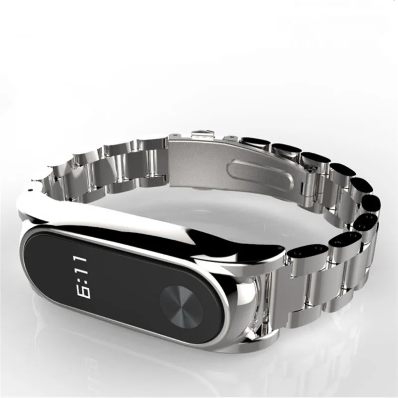 Adjustable Metal Strap For Mi Band 2 Bracelet Luxury Magnet Stainless Steel Watch Band Wrist Strap For Xiaomi Mi Band 2 40NT27 (9)