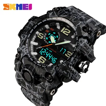

Denim Style Luxury Brand SKMEI Men Sports Watches Waterproof Digital Quartz Watch Men Military Army Clock Man Relogio Masculino