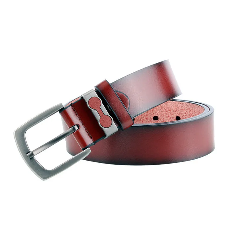 

Quality PU Leather Waist Strap Alloy Pin Buckle Brand Belt for Male Designer Fashion Belt w/3.7cm Jeans Casual Belts