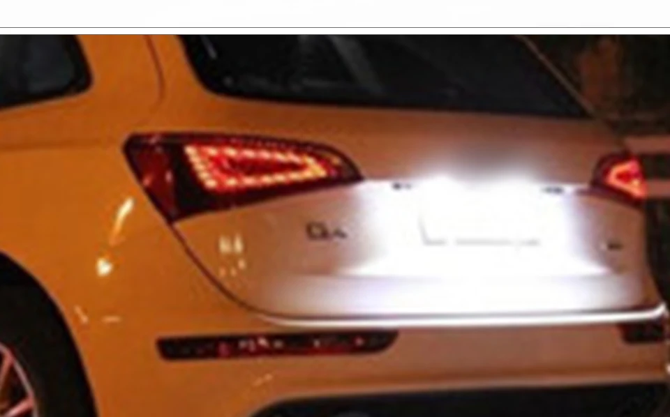 Led Car Styling Canbus 2835 SMD LED License Plate Lights Auto Number Plate Lamp For Mercedes-benz W204 W205 W216 W218 W212 4D5D (13)