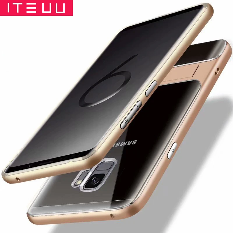 Чехол подставка ITEUU S9/S9PLUS из поликарбоната ТПУ для Samsung Galaxy S9 Plus чехлы мягкого