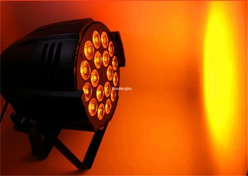 

6 pieces cheap indoor led par 64 RGBAW 18x15w rgbaw led stage light par par led 5in1