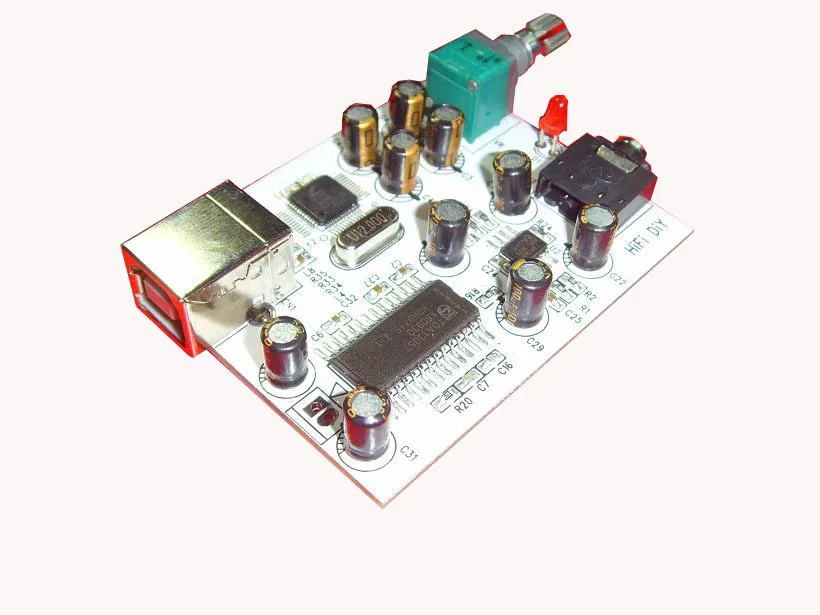 Купить бесплатная доставка! cm108 tda1305t tda1308 усилитель с USB цап ...