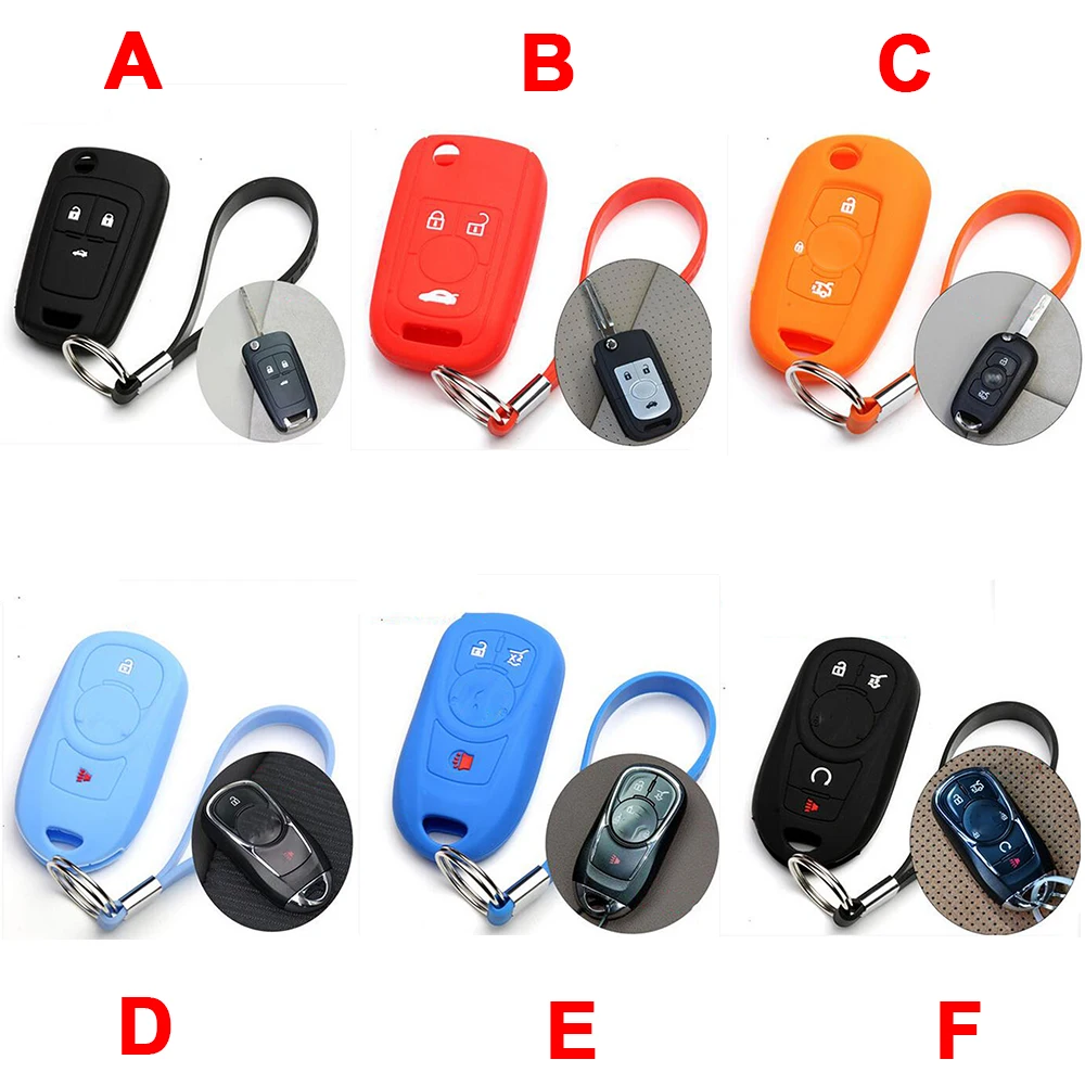 Keyless Entry Remote Key Fob Skin Case Protector Holder Car Key Cover