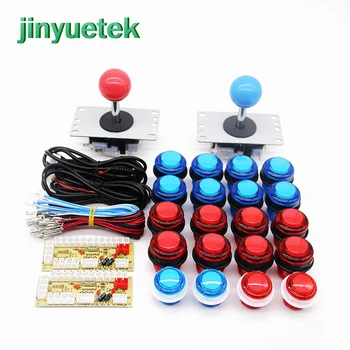 

cabinet console button bartop kit arcade game arcade machine sanwa diy 2 player with lamp button joystick pcb board originale