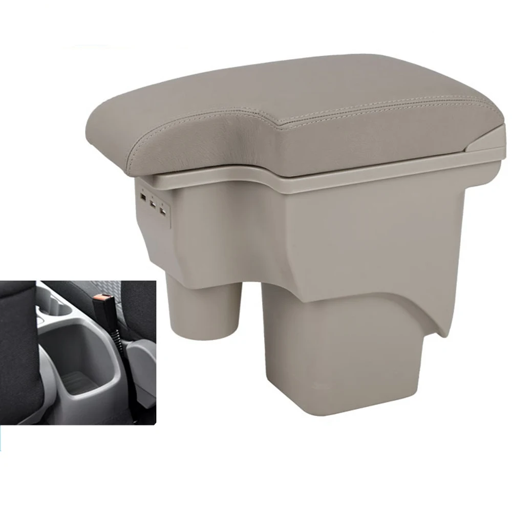  Para Ford Focus mk2 reposabrazos caja de almacenamiento de la consola del centro del coche mk2 prod