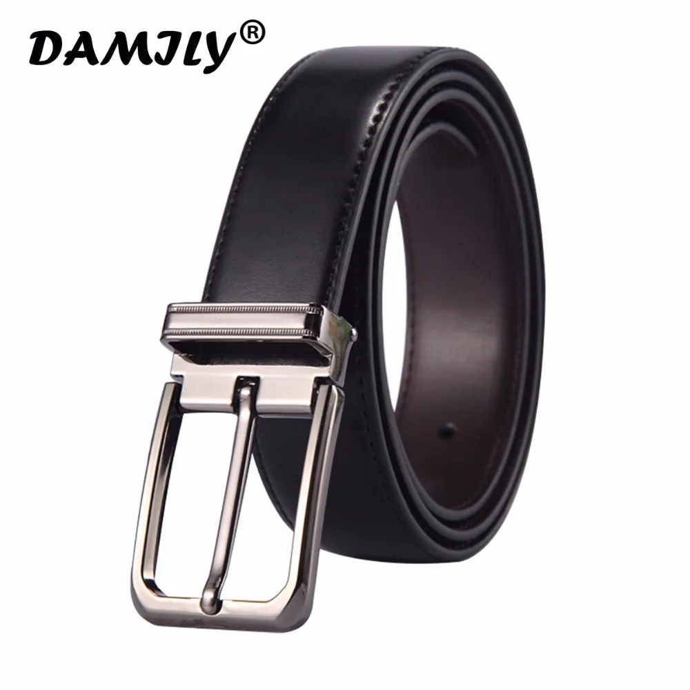 Mens Pin Buckle Belt,Genuine Leather Casual Jean Trouser Retro Belt