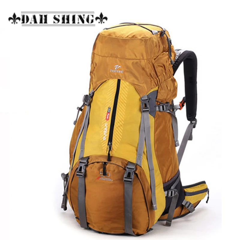 

Large capackity 50L Nylon waterproof Mountaineering BIGPACK double-shoulder travel backpack rucksack with cover