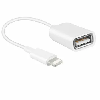 

USB OTG Adapter Cable Data Transfer Connector Converter Charger For Apple iPhone X 5 6 7 8 Plus iPad For Tablet Camera IOS 12