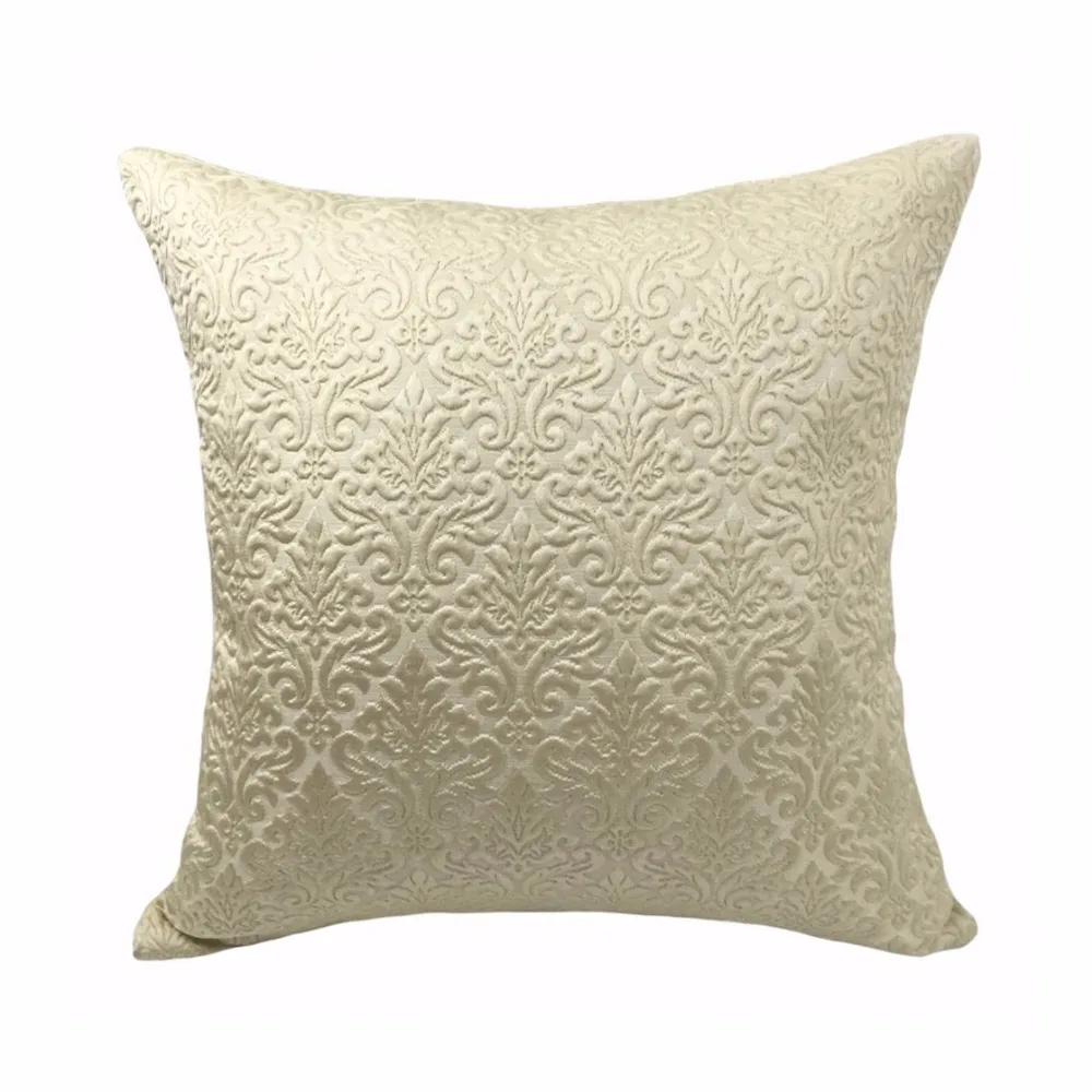 

Classic DAMASK 4 colors pillow cover Decorative Woven Throw Cushion Cover Square Home Pillow Case 17 X 17 inch Sell by piece
