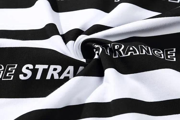 Striped Full Letter TShirts 7