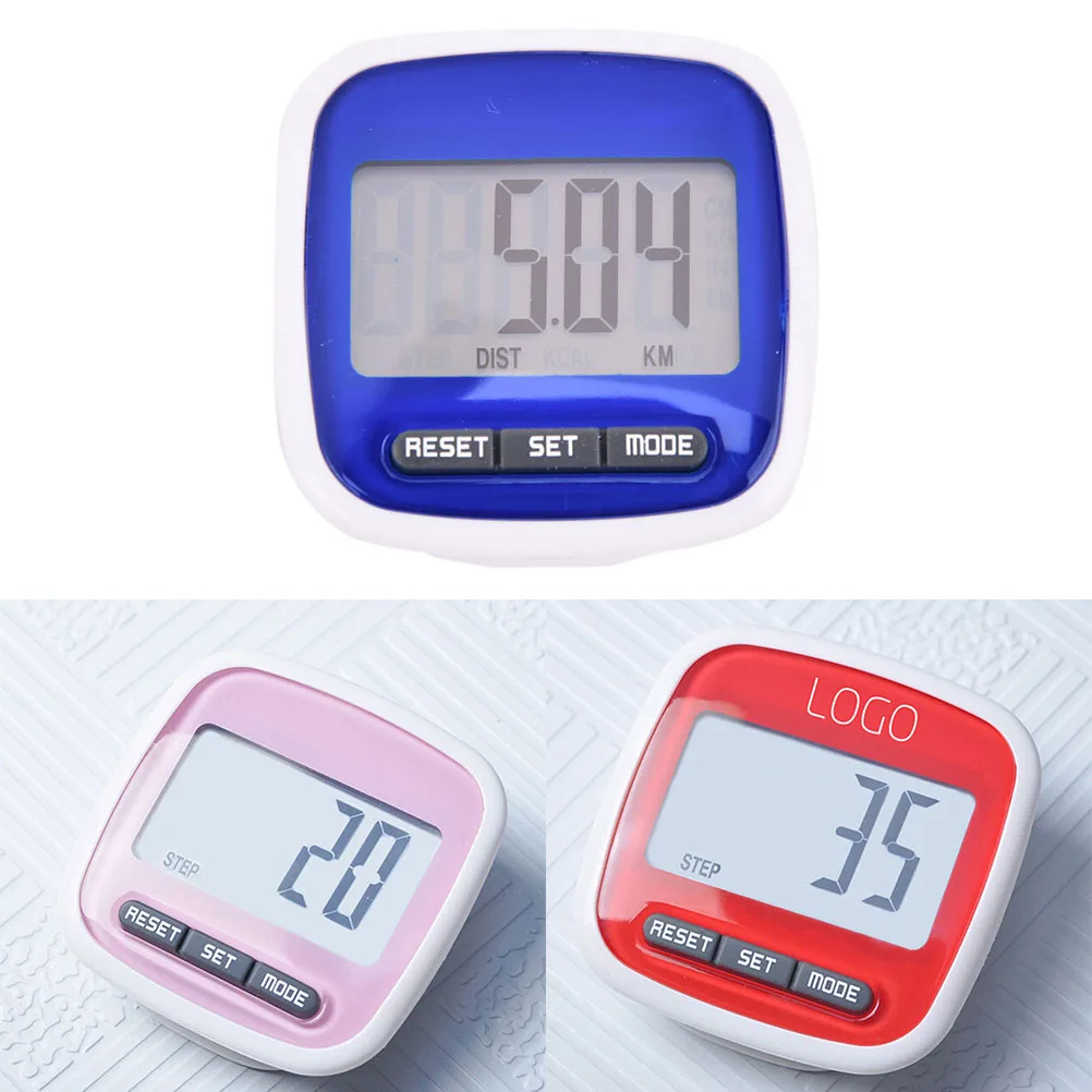 1 Set LCD Digital Clip Pedometer Step Walking Distance Calorie Counter