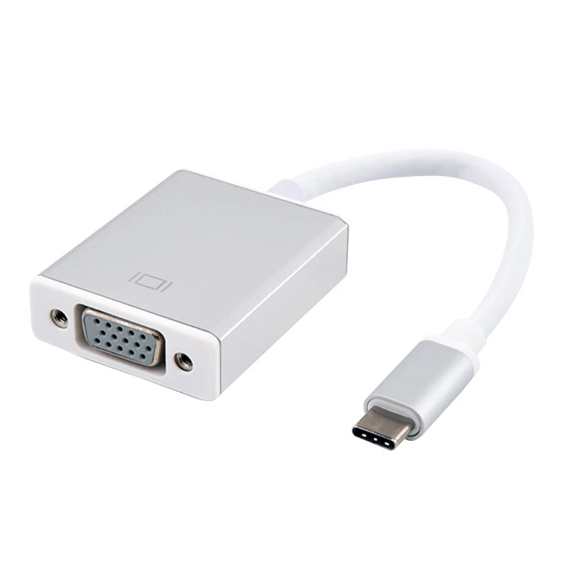 USB-C к VGA адаптер USB 3 1 Type C женскому для Macbook Chromebook Pixel Lumia 950XL | Электроника